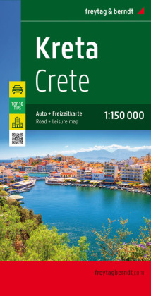 Crete Road and Leisure Map 1:150,000