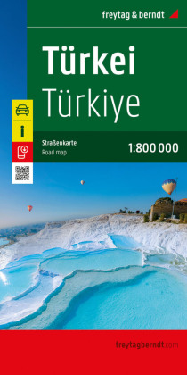 Türkei, Straßenkarte 1:800.000, freytag & berndt