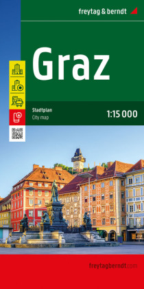 Graz, Stadtplan 1:15.000, freytag & berndt