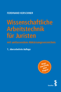 Wissenschaftliche Arbeitstechnik für Juristen