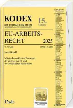 KODEX EU-Arbeitsrecht 2025