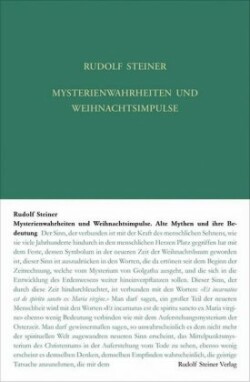 Mysterienwahrheiten und Weihnachtsimpulse