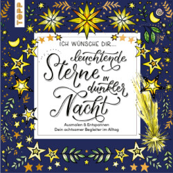 Ich wünsche dir ... leuchtende Sterne in dunkler Nacht