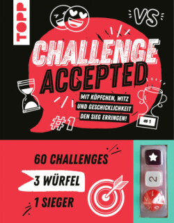 Challenge accepted! Mit 3 Würfeln und 60 Challenges