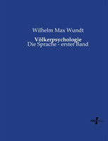 Völkerpsychologie Die Sprache - erster Band