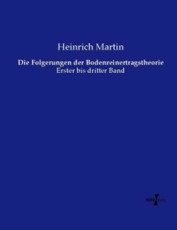 Die Folgerungen der Bodenreinertragstheorie