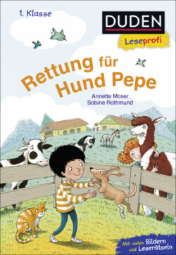 Duden Leseprofi - Rettung für Hund Pepe, 1. Klasse