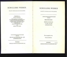 Schillers Werke. Nationalausgabe