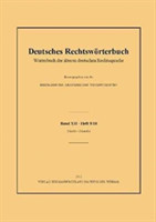 Deutsches Rechtswörterbuch Worterbuch der alteren deutschen Rechtssprache.Bd. XII, Heft 9/10 - Schuld-schwedisch