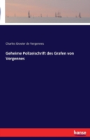 Geheime Polizeischrift des Grafen von Vergennes