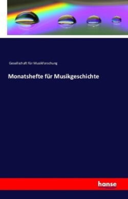 Monatshefte für Musikgeschichte