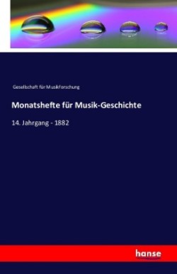 Monatshefte für Musik-Geschichte