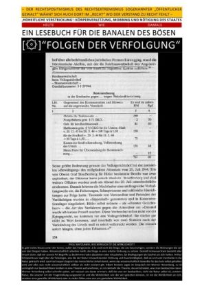 [ ]"FOLGEN DER VERFOLGUNG" - ein Lesebuch für die Banalen des Bösen