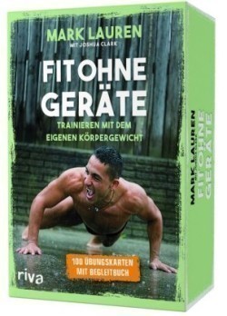 Fit ohne Geräte - Kartenset, 100 Übungskarten mit Begleitbuch