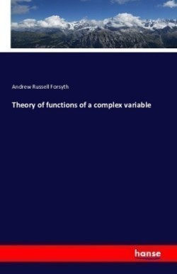 Theory of functions of a complex variable