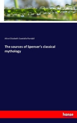 sources of Spenser's classical mythology