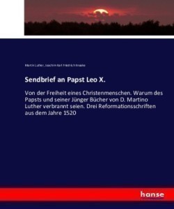 Sendbrief an Papst Leo X.