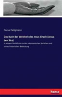 Buch der Weisheit des Jesus Sirach (Josua ben Sira)