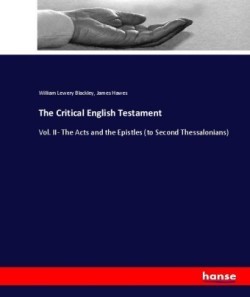 Critical English Testament