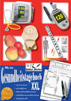 Mein Gesundheitstagebuch XXL - messen - prüfen - kontrollieren - dokumentieren - täglich - Tagebuch/Kontrollbuch für Blutdruck, Herz, Blutzucker, Gewicht, Schmerzen und mehr ...
