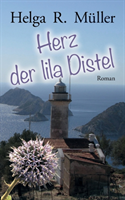 Herz der lila Distel