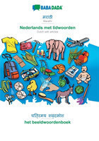 BABADADA, Marathi (in devanagari script) - Nederlands met lidwoorden, visual dictionary (in devanagari script) - het beeldwoordenboek