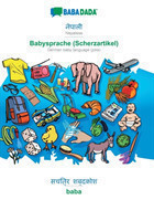 BABADADA, Nepalese (in devanagari script) - Babysprache (Scherzartikel), visual dictionary (in devanagari script) - baba