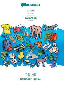 Korean (in Hangul script) - Cymraeg, visual dictionary