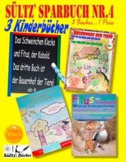Sültz' Sparbuch Nr.4 - 3 Kinderbücher