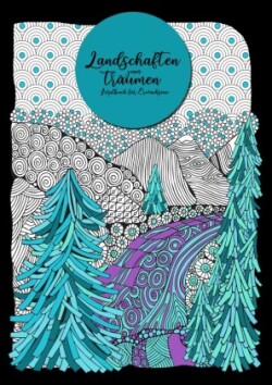Zentangle Landscapes Coloring Book for Adults Landscape Coloring Book for adults beautiful zentangle landscapes and nature scenes