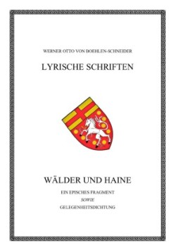 Wälder und Haine. Ein episches Fragment