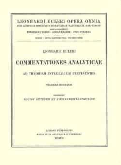 Commentationes analyticae ad theoriam integralium ellipticorum pertinentes 1st part