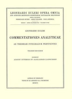 Commentationes analyticae ad theoriam integralium ellipticorum pertinentes 2nd part