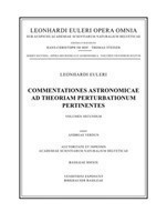 Leonhardi Euleri Opera Omnia: Series Secunda