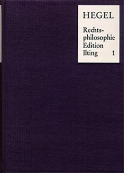 Vorlesungen über Rechtsphilosophie 1818-1831 / Band 1