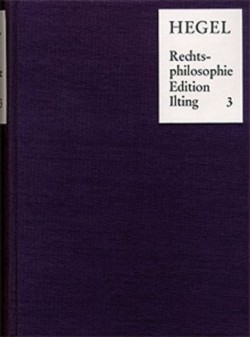 Vorlesungen über Rechtsphilosophie 1818-1831 / Band 3