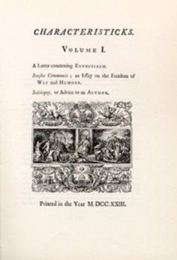 Shaftesbury (Anthony Ashley Cooper): Standard Edition, Bd. I. Works: Aesthetics. Band 1, Shaftesbury (Anthony Ashley Cooper): Standard Edition / I. Works: Aesthetics. Band 1