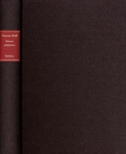 Forschungen und Materialien zur deutschen Aufklärung, Bd. FMDA I,1, Forschungen und Materialien zur deutschen Aufklärung / Abteilung I: Texte zur Philosophie der deutschen Aufklärung. Christian Wolff: Discursus praeliminaris de philosophia in genere. Einl