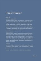 Hegel-Studien / Hegel-Studien Band 20 (1985)