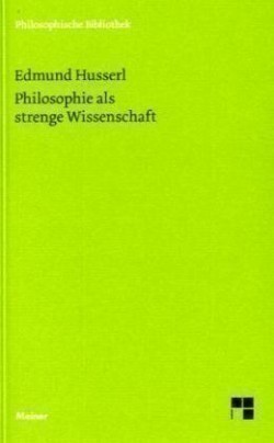 Philosophie als strenge Wissenschaft