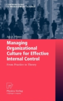 Managing Organizational Culture for Effective Internal Control