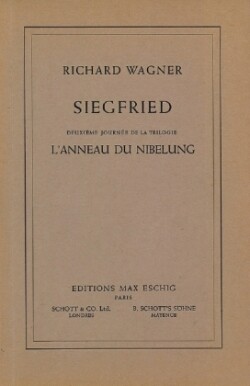 Siegfried, Textbuch/Libretto