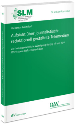 Aufsicht über journalistisch-redaktionell gestaltete Telemedien