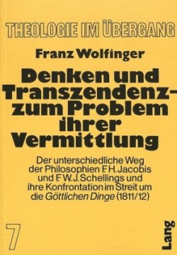 Denken Und Transzendenz - Zum Problem Ihrer Vermittlung