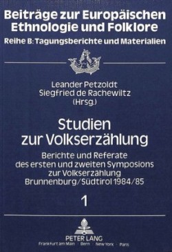 Studien Zur Volkserzaehlung