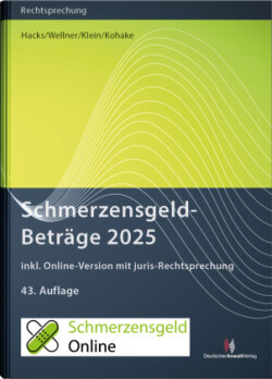 SchmerzensgeldBeträge 2025 (Buch mit Online-Zugang)