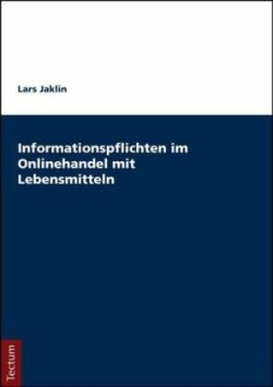 Informationspflichten im Onlinehandel mit Lebensmitteln