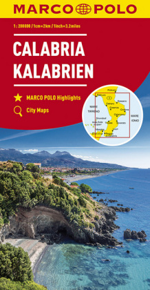 MARCO POLO Regionalkarte Italien 13 Kalabrien 1:200.000. Calabria. Calabre