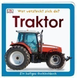 Wer versteckt sich da? Traktor