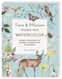 Tiere und Pflanzen malen mit Watercolor